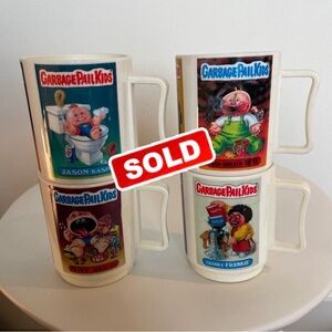 1986 Garbage Pail Kids mugs